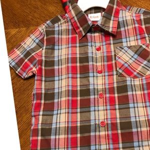 Plaid Button down shirt 18 month